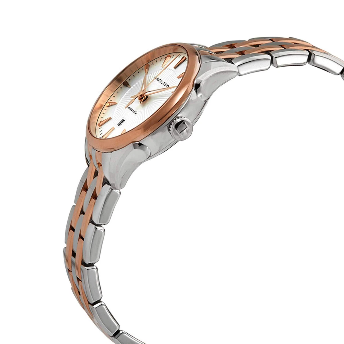Hamilton Women s Watch Jazzmaster Automatic Two Tone Steel