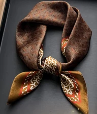 100% Mulberry Silk Scarf Women's Square 53X53CM fashion Printed shawl Scarf Z64