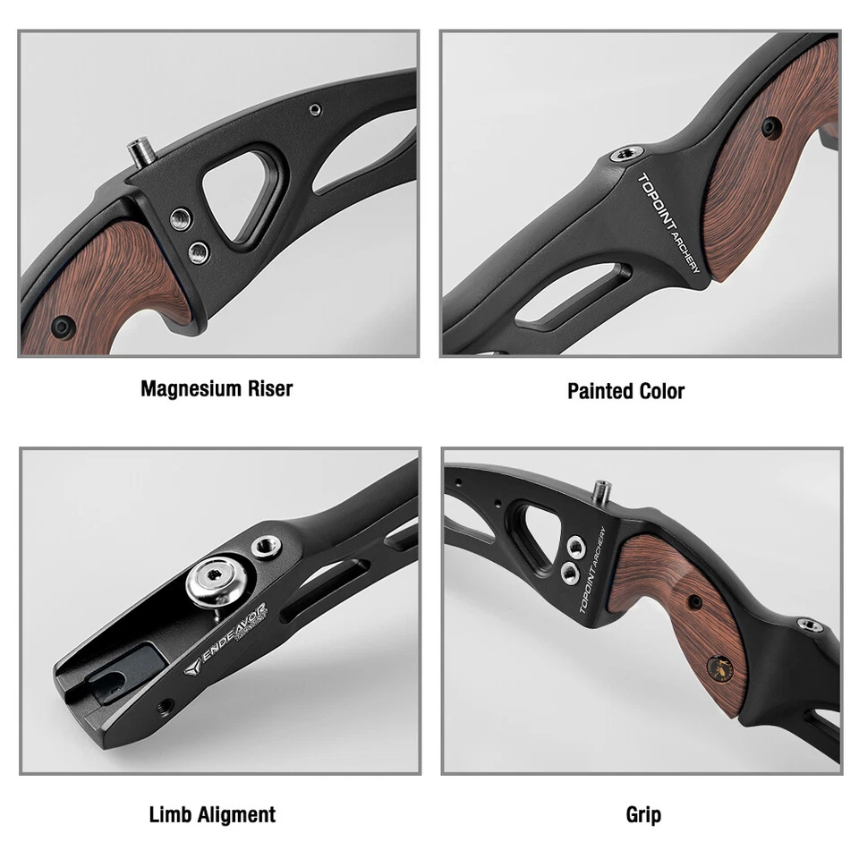 25" ILF Recurve Bow Riser Handle Takedown Archery Target Hunting Shooting  - Image 3 of 4