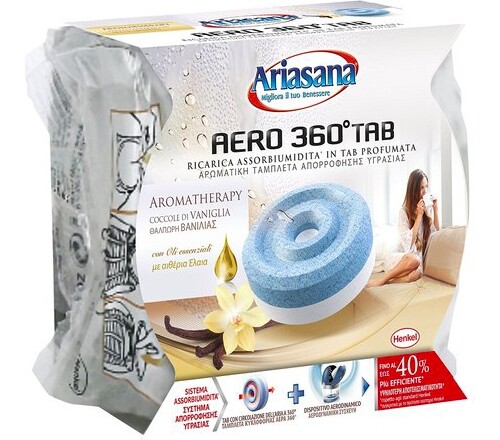 Ricarica Ariasana Aero 360° Power tab 450 gr vaniglia Henkel 2090776