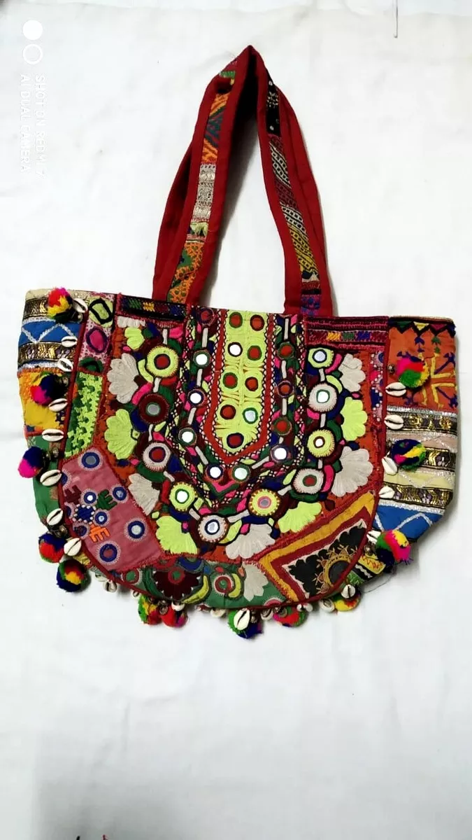 Designer Indian Vintage Banjara Bag tribal gypsy Boho mirror work Bag tote  bag