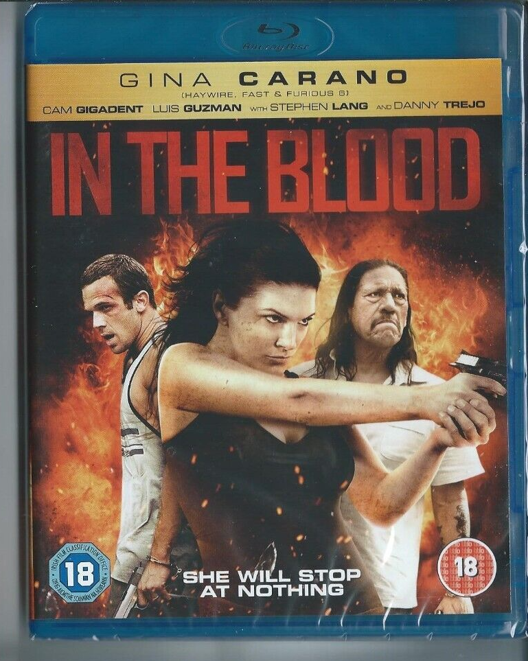 In The Blood Blu-ray 2014 Film Rated 18 Crime Thriller Drama 102 Minutes Sealed