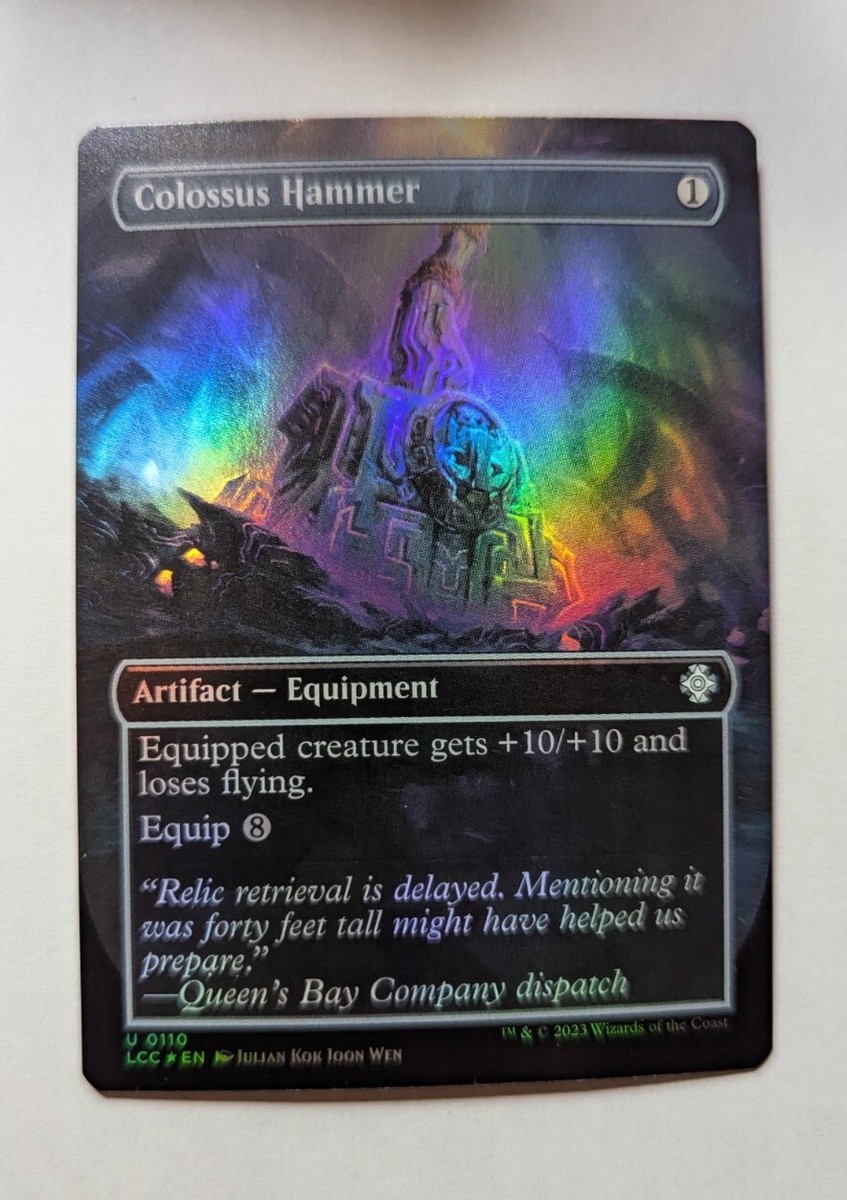 (foil)巨像の鎚/Colossus Hammer》(LCC) Foil】《巨像の鎚/Colossus Hammer》[M20] 茶U | 日本最大級 MTG
