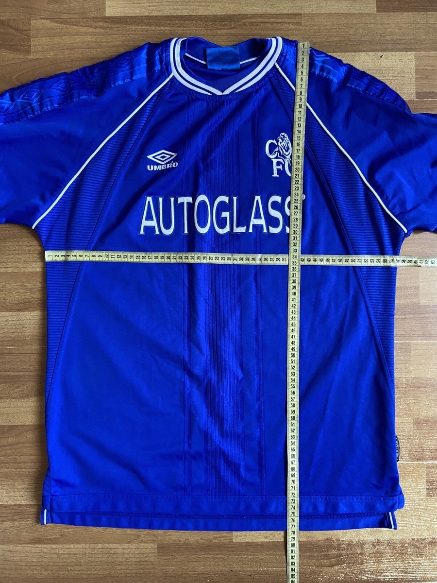 UMBRO chelsea チェルシーFCユニフォームMサイズ99-01 CHELSEA 1999 2000 2001 HOME FOOTBALL SHIRT JERSEY UMBRO sz