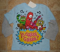 Yo Gabba Gabba Blue Long Sleeve Shirt Tee 3t 4t Yo Gabba Gabba Blue Long Sleeve Shirt Tee 3t 4t