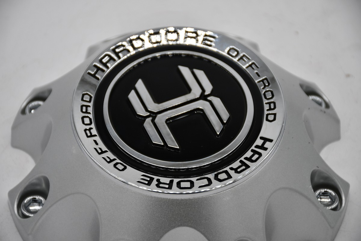 Hardcore Offroad Silver Wheel Center Cap CAP-HC18/19(BR)-8