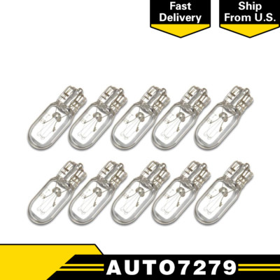 Philips 10 PCS Miniatures License Plate Light Bulb For 1972-1973 Buick Centurion