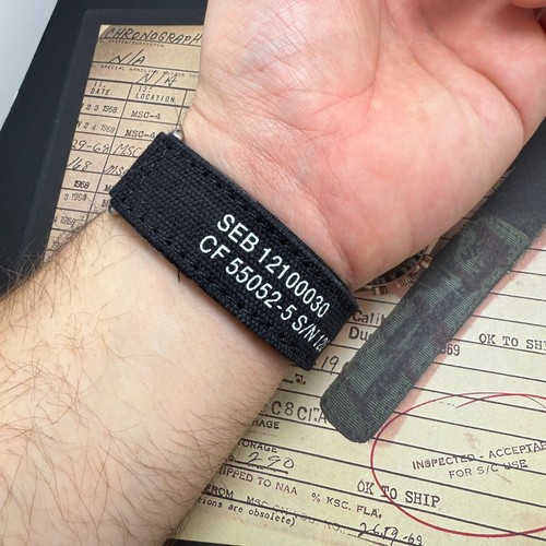 Correa de reloj de la NASA para Omega Swatch Moonwatch Mission to the Earthphase gancho bucle - Imagen 16 de 17