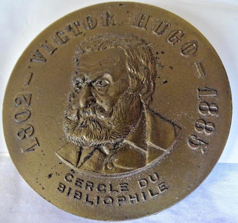 Médaille Vintage Fête Des Mères 1975 En Argent Vermeil - Citation Victor Hugo, Occasion