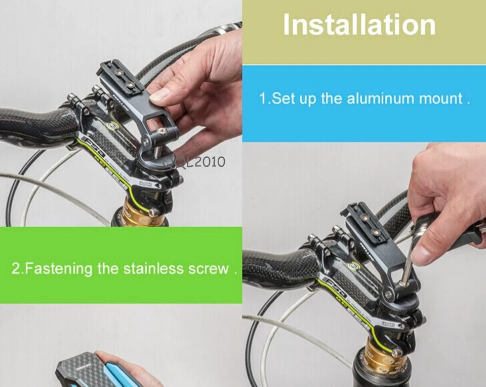 SOPORTE BICICLETA Soporte Montaje Banco de Alimentación Batería para Teléfono Inteligente GPS iPhone Foto 2 de 4