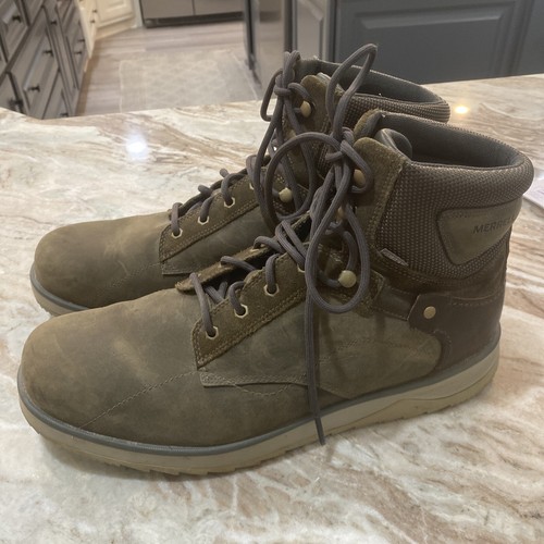Green Waterproof Mid Ankle Boots | eBay