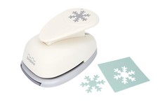 Bira Craft 2 inch Snowflake 3 Lever Action Craft Punch Christmas Punch for Paper