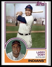 2021 Topps Archives #171 Larry Doby Cleveland Indians