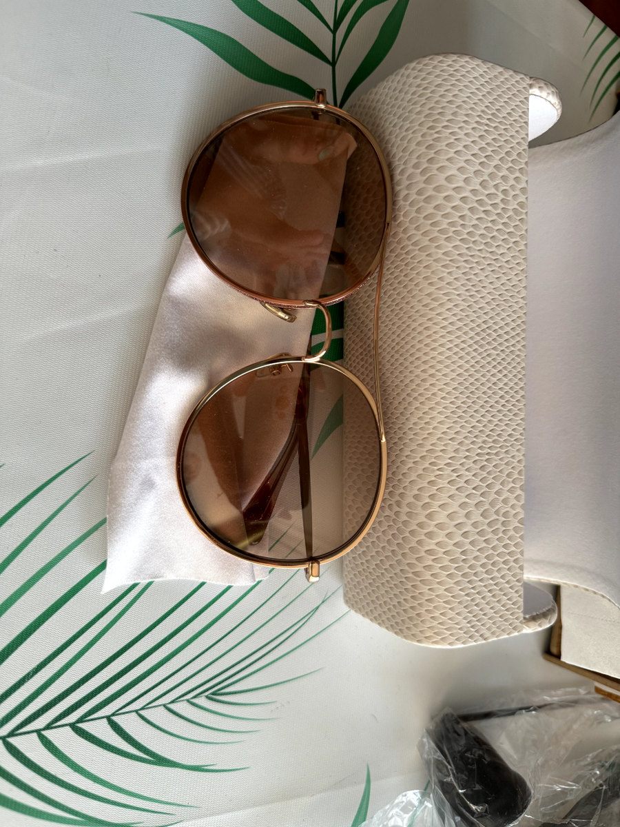JIMMY CHOO Leni 60MM Round Sunglasses | eBay display picture 1