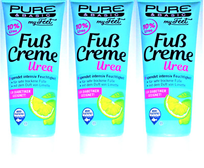 PURE & BASIC My Feet Fuß Creme Urea Fußcreme mit dem Duft von Limette 300 ML #12