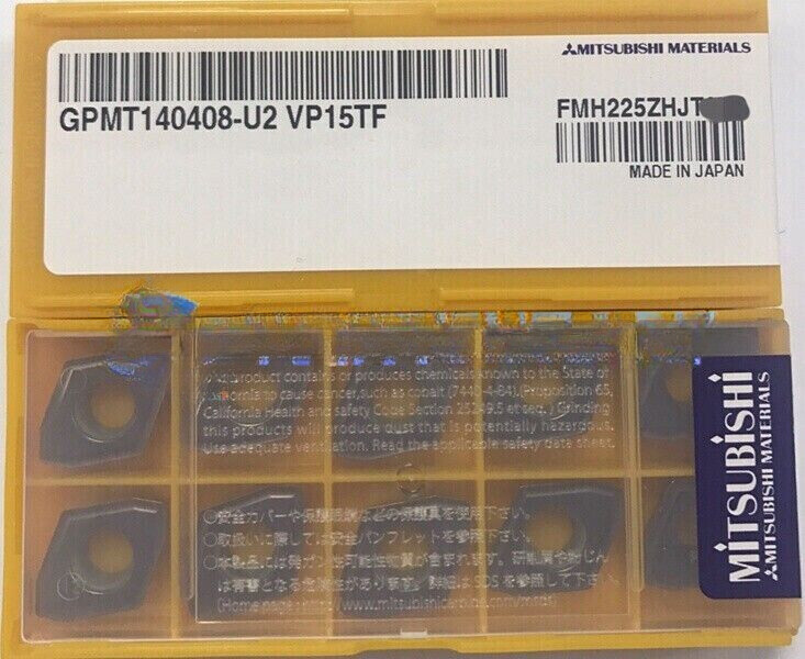 10 pz/scatola nuova lama CNC Mitsubishi GPMT140408-U2 VP15TF