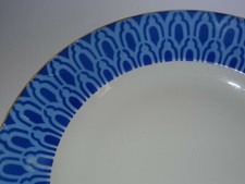 LIMOGES 1 ANTIQUE PORCELAIN DISH ART DECO Legrand & cie Diameter: 29 cm