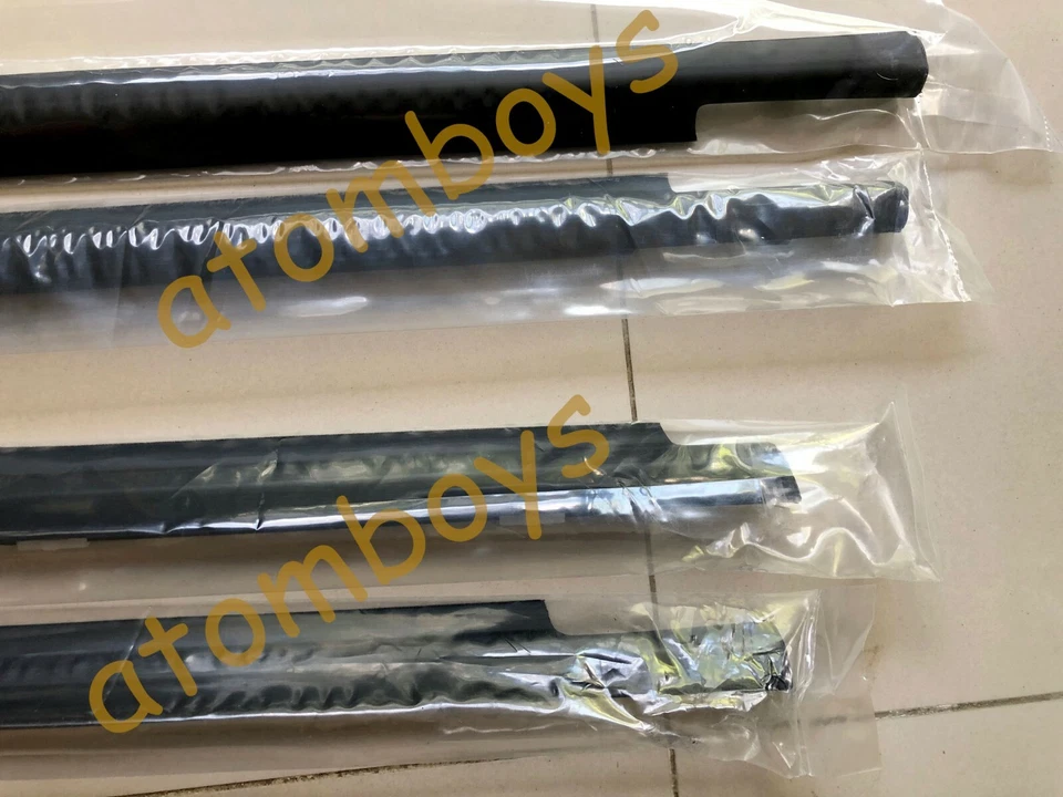 适用于丰田卡罗拉 EE110 AE110 AE111 玻璃密封门黑色皮带护套 — 第 3/4 张图片