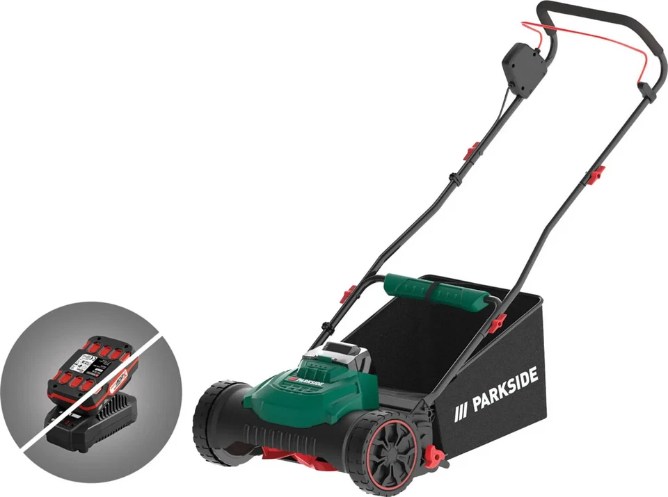 Akku-Spindelmäher 20V Parkside, PSMA 20-Li A1