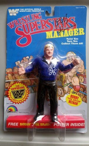wwf ljn wrestling superstars extremely rare autographed bobby heenan figure