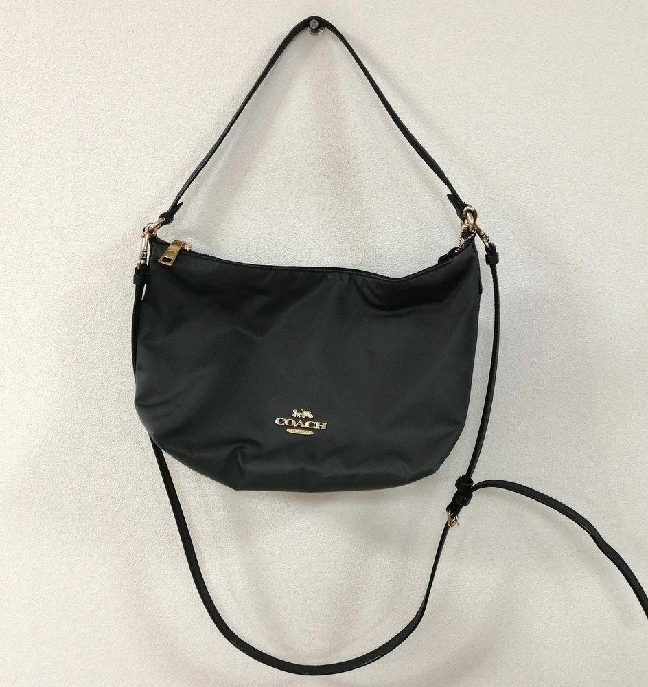 Coach F25906 Gray Black Dirty 2Way Shoulder Bag