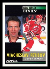 Viacheslav Fetisov #101 1991-92 Pinnacle New Jersey Devils Hockey