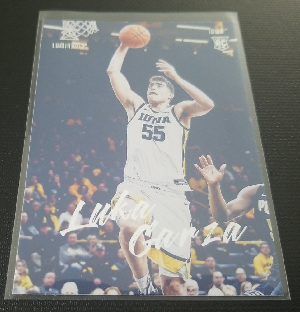 2021-22 Panini Chronicles Luminance Draft Picks LUKA GARZA Rookie #98 Iowa RC