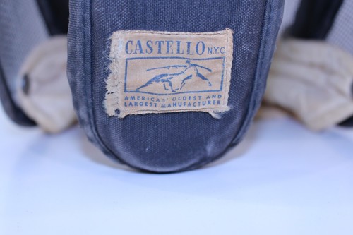 Maschera Recinzione Castello Vintage Rete Metallo Protezione Casco Sport N.Y.C. Panno - Foto 19 di 19