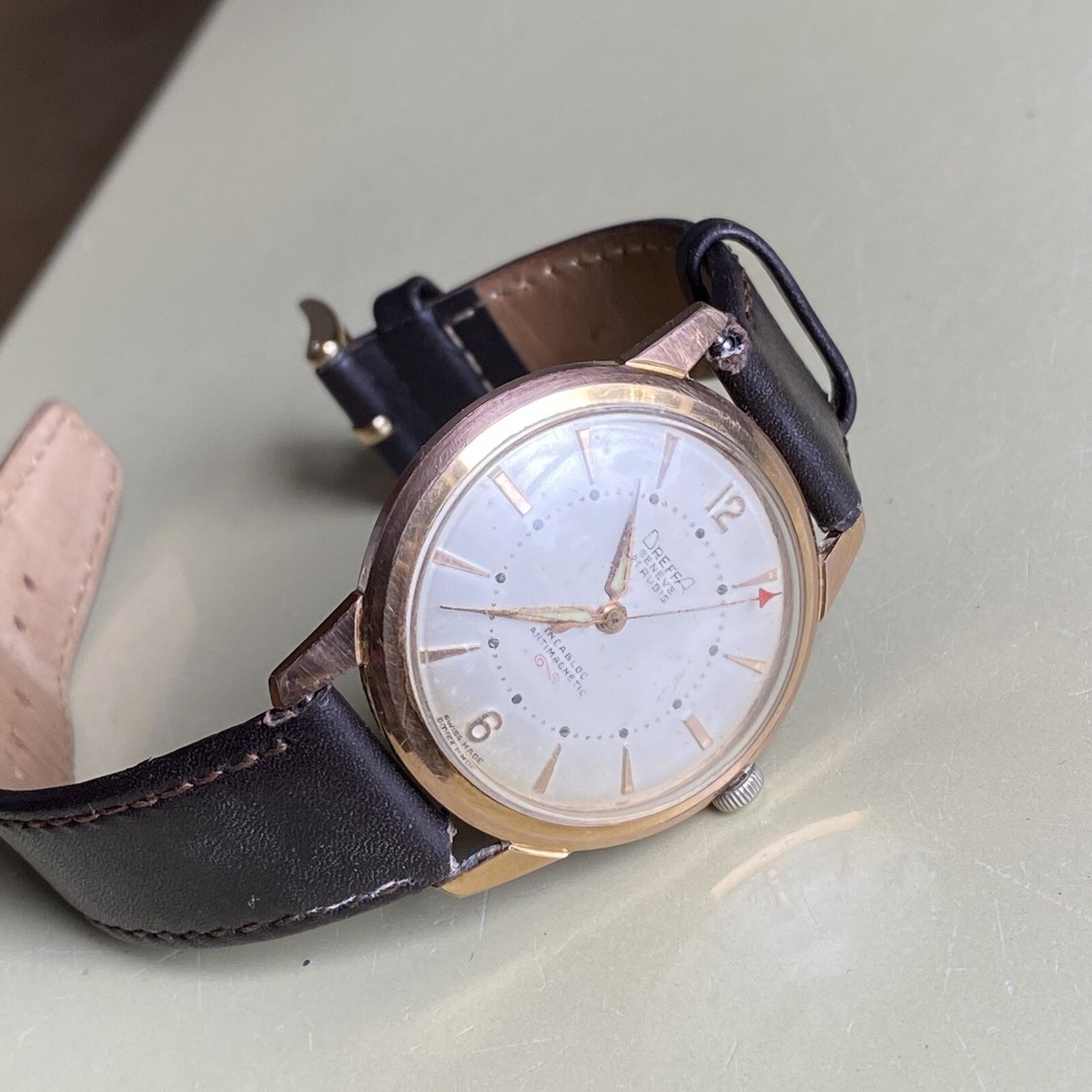 Montre Automatique Homme DREFFA Vintage Des Années 70 - Plongée 20 ATM, Mouvement Suisse - état D'usage