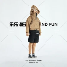 1/12 Half zipper hardshell jacket pants Male Clothing Set for 6" Action Figures