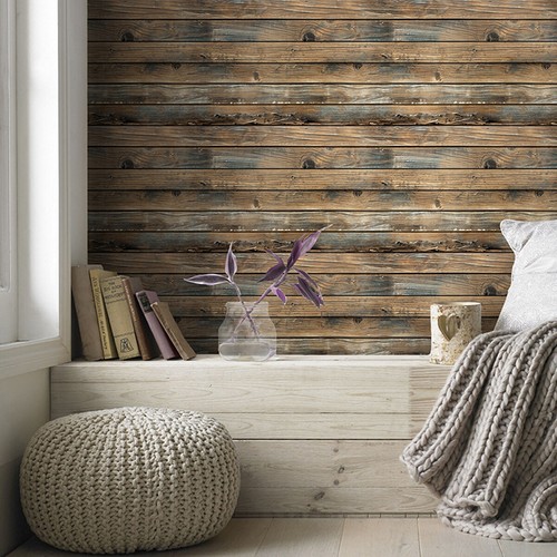 6m Wood Effect Textured Vinyl Wrap Self Adhesive Film Sticker Worktop Covering - Picture 9 of 12
