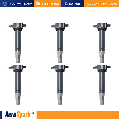 6pcs Ignition Coils for 2006-2010 Dodge Charger V6 2.7L 3.5L  C1522 UF502