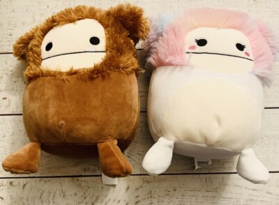 Bigfoot Couple Benny & Zaylee 7.5  Squishmallows Plush Toys Ships FAST!