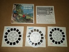 1958 View-Master HEIDI B425 - 3 Reel Set Booklet F