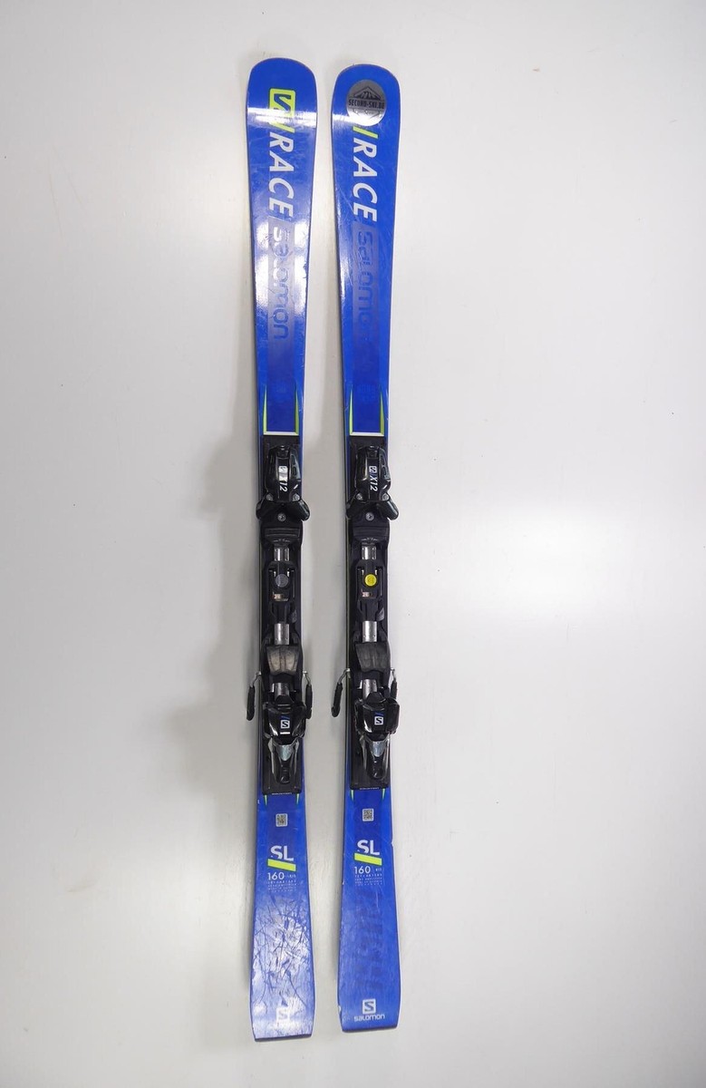 SALOMON S-Race Rush SL Ski Länge 160cm (1,60m) inkl. Bindung! #663