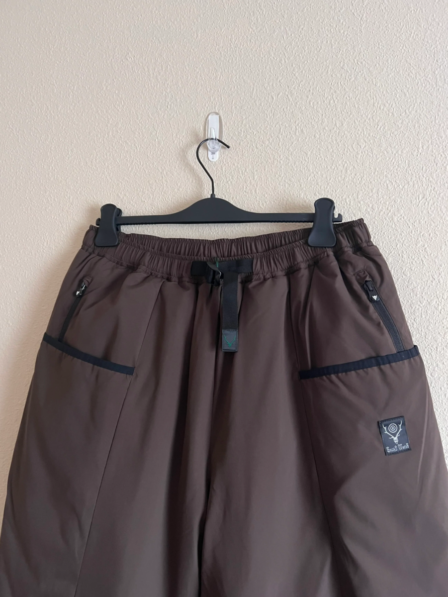 South2 West8 Poly Peach Skin Insulator Belted Pants - Size Small