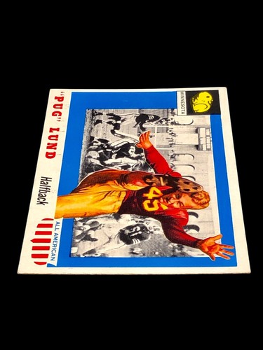 1955 Topps All-American Set-Break # 79 Pug Lund EX-EXMINT Look! Golden Gophers - Bild 8 von 9