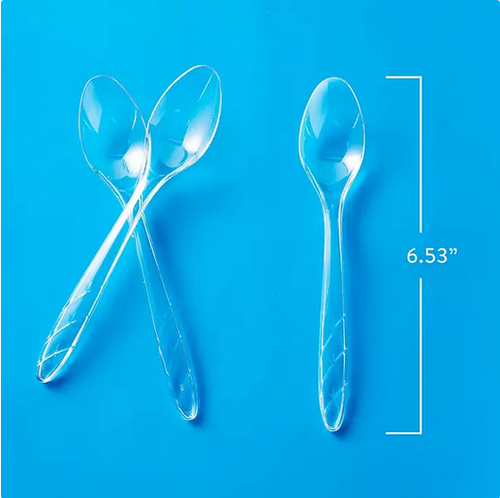 Member'S Mark Clear Plastic Spoons, Heavyweight (300 Ct.) - 第 2/6 張圖片