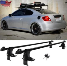For Scion tC 54" Car Top Roof Rack Cross Bar Luggage Cargo Kayak Carrier W/Lock