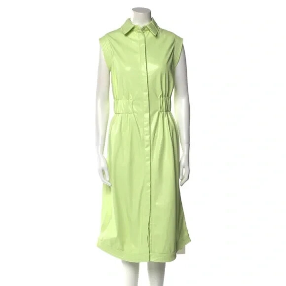 NWT Dress Party Midi By House Of Harlow S Y2K green vegan leather | eBay NWT Dress Party Midi By House Of Harlow S Y2K green vegan leather | eBay