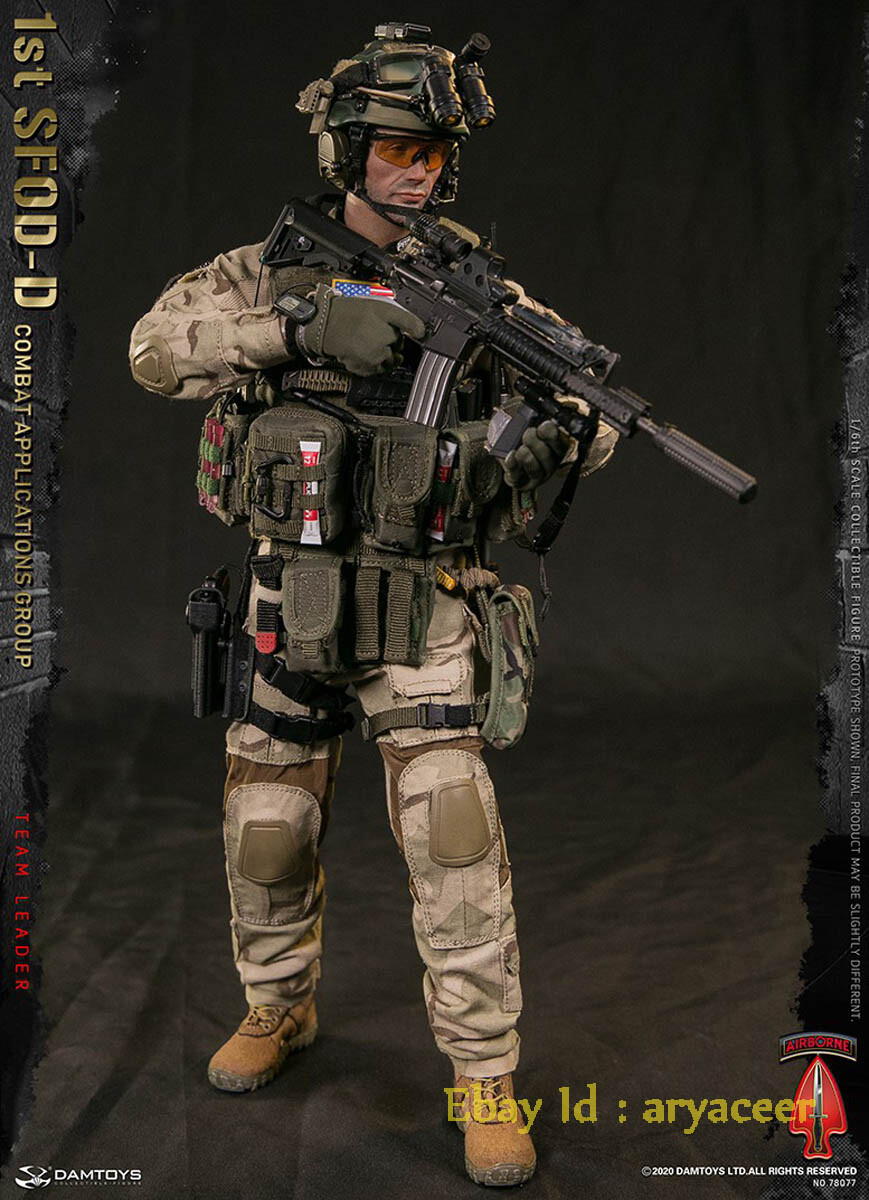 キャスティングヒーロー DAMTOYS 78077 1/6 1st SFOD-D Combat Applications Group TEAM