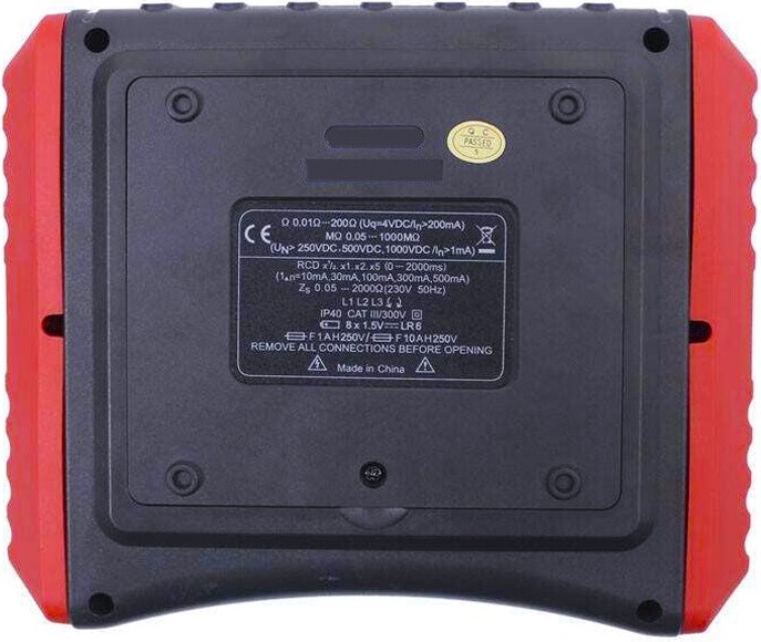UNI-T UT595 Multifunktionsprüfer – Für Isolationswiderstand, Loop, RCD, Durchgang