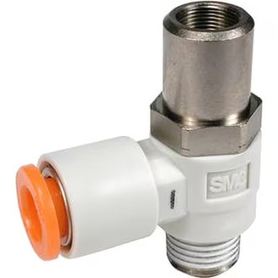 Smc As1201f-U10/32-03D Flow Control Valve, 5/32 In Tubeno 10-32