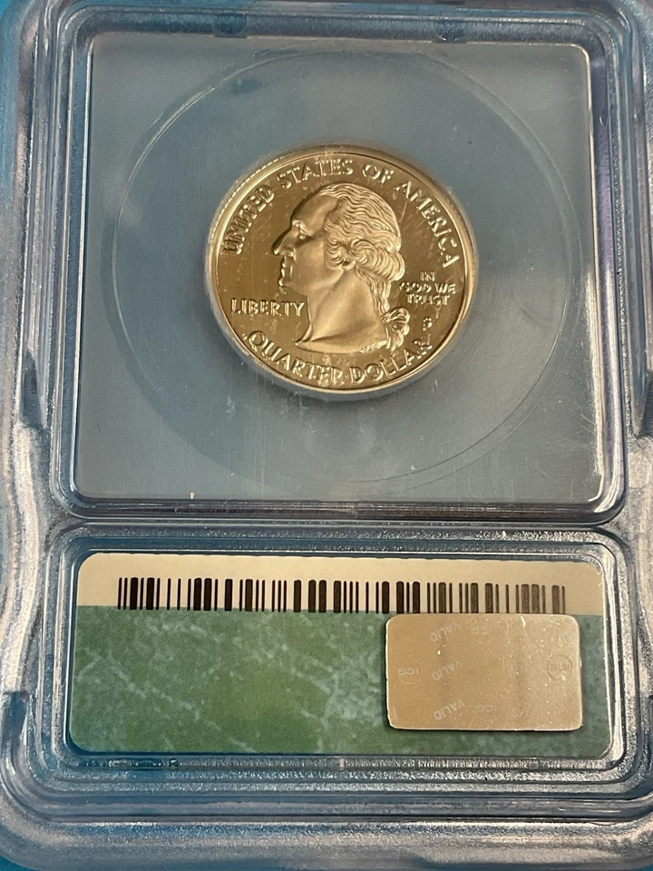 2000 S SILVER 25c State Quarter Virginia ICG PR70 DCAM - Image 2 of 2