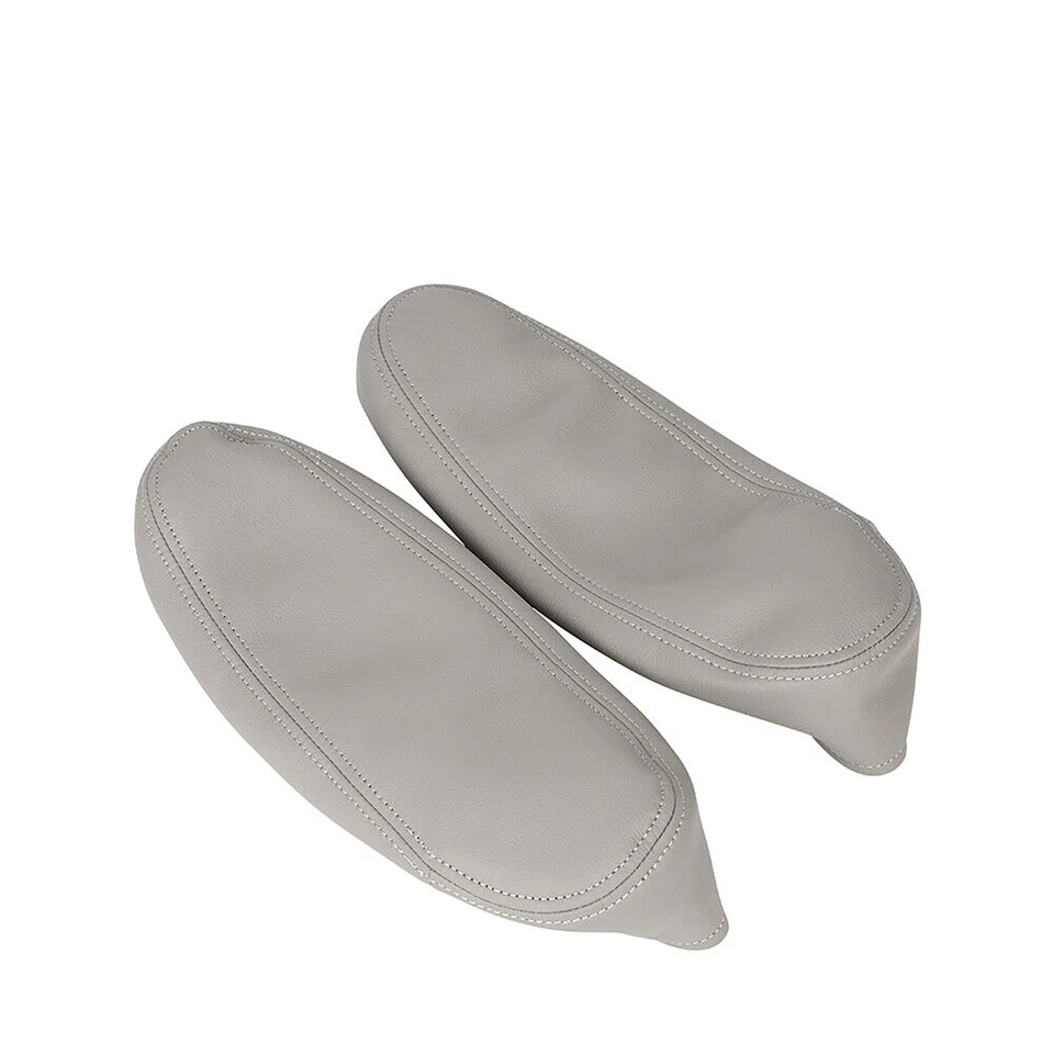 1Pair Seat Armrest Lid Covers Accessories For Toyota Sequoia 2001-2007 Dark Gray - Image 3 of 4