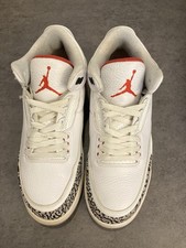 Nike Air Jordan 3 Retro 'Hall of Fame' Men's Sneakers, 136064-116, US 8.5, White