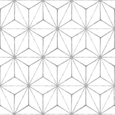 Image of Vinyl Floor Tiles Peel & Stick 10pcs Marble Moroccan Floral Pattern FloorPops
