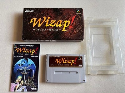 Wizap! Ankoku no Oh Super Famicom SNES CIB ASCII 1994 Japan Used | eBay