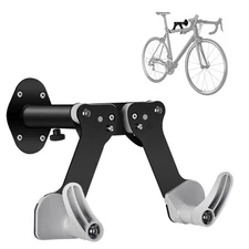 Bike Wall Mount Steel Adjustable Garage Horizontal Bicycle Storage Rack Hanger