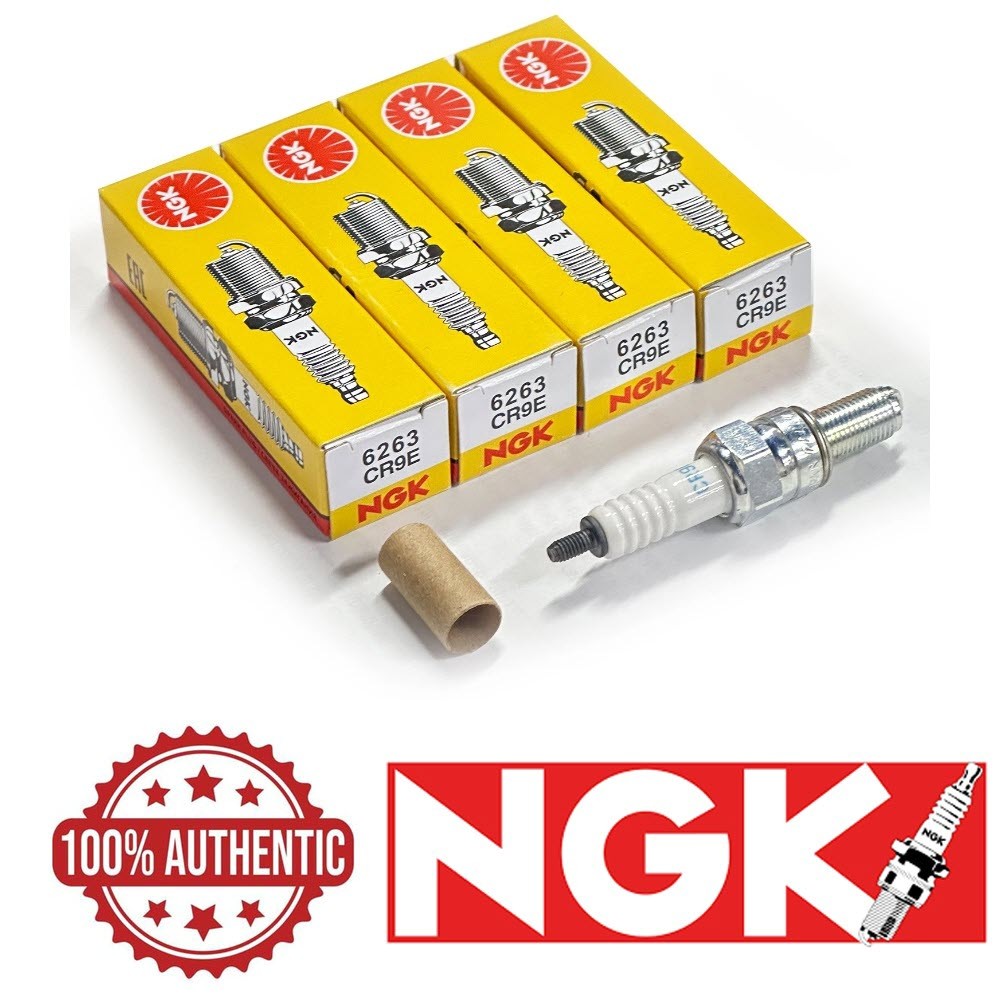 NGK 6263 Spark Plugs CR9E - 4 Pack